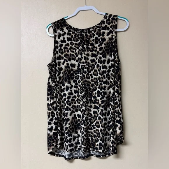 HEIMISH USA Animal Print Sleeveless Top - Picture 1 of 4